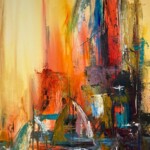 Gemäldetitel: ohne titel 8 von dem Künstler Hans-Georg Mayer.