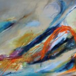 Gemälde von Hans-Georg Mayer - der Titel ist "rainbow".